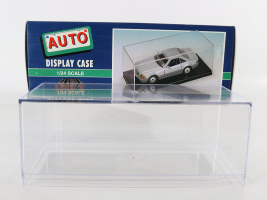 Model Car Clear Auto Display Case & Base IMEX 1:24 2500