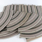 20-piece Vintage Metal Slot Car Tracks Set, Straight and Curved