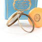 Bilston & Battersea Halcyon Days Owl Design Apricot Enamel Box