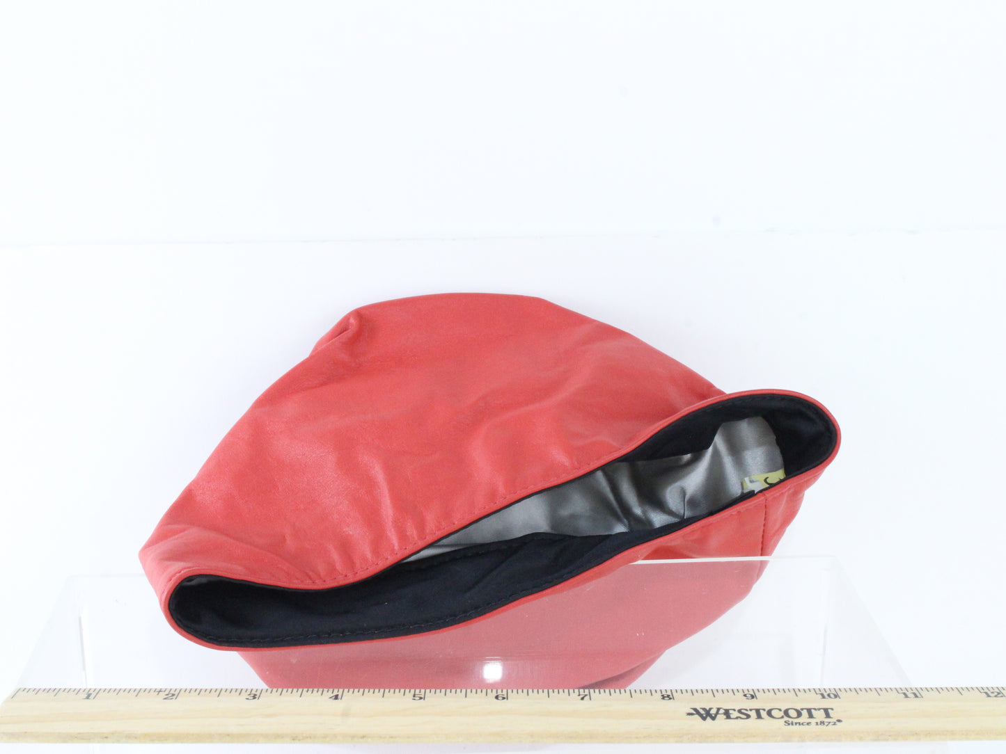 Winfield Cover CoLadies Red Hand Crafted Leather Pillbox Cap MULTIPLE SIZES