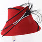 Chapeau Creations Ruth Kropveld Chic Red Black Designer Ladies Hat 6 7/8 55cm