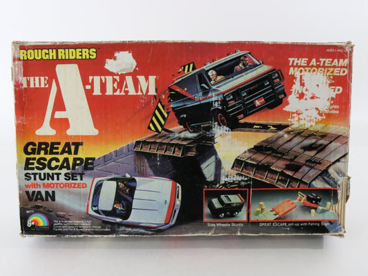 Great Escape Stunt Set W/ Motorized Van Rough Riders A-Team LJN 6771 1983