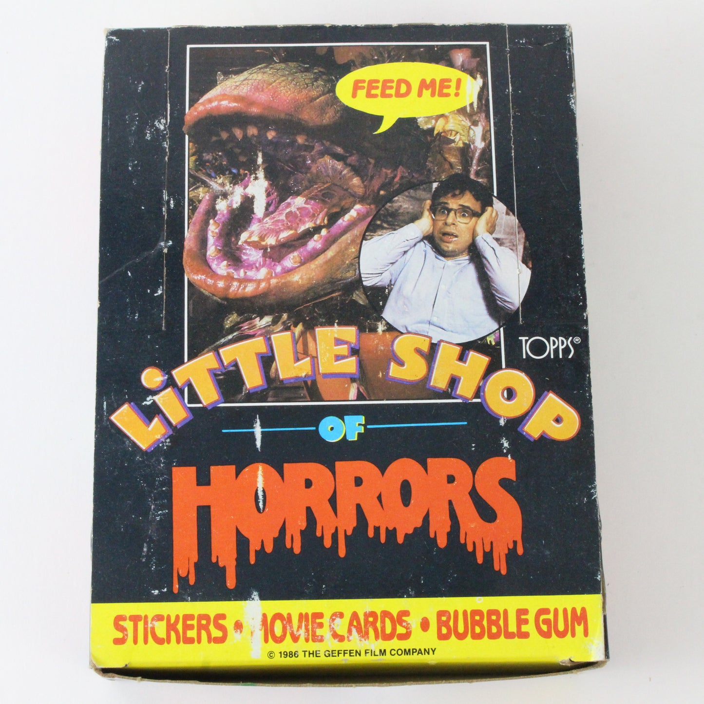 Set Of 36 Little Shop Of Horrors Unopened Photo Cards Topps 1986 W/ Box