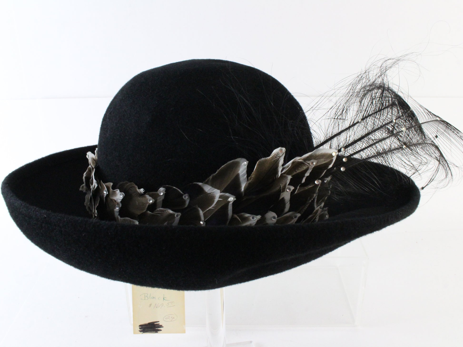 Vintage Womens Hat, Vintage Boutique Hat, Vintage Couture Hat, George Zamaul Hat, Zamau'l Ladies Hat