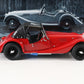 Morgan 4/4 Sport 2008 Red Convertible Kyosho 1:18 Model Car 08115r