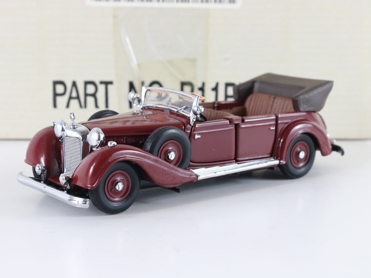 1939 Mercedes Benz 770k Franklin Mint Maroon Model