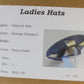 George Zamaul New York Ladies Navy Blue Boutique Hat W/ Rhinestones 7 56cm