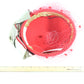 Joe Bill Miller Ladies Red Wool Felt Fascinator W/ Gold Bow 6 3/8 51cm