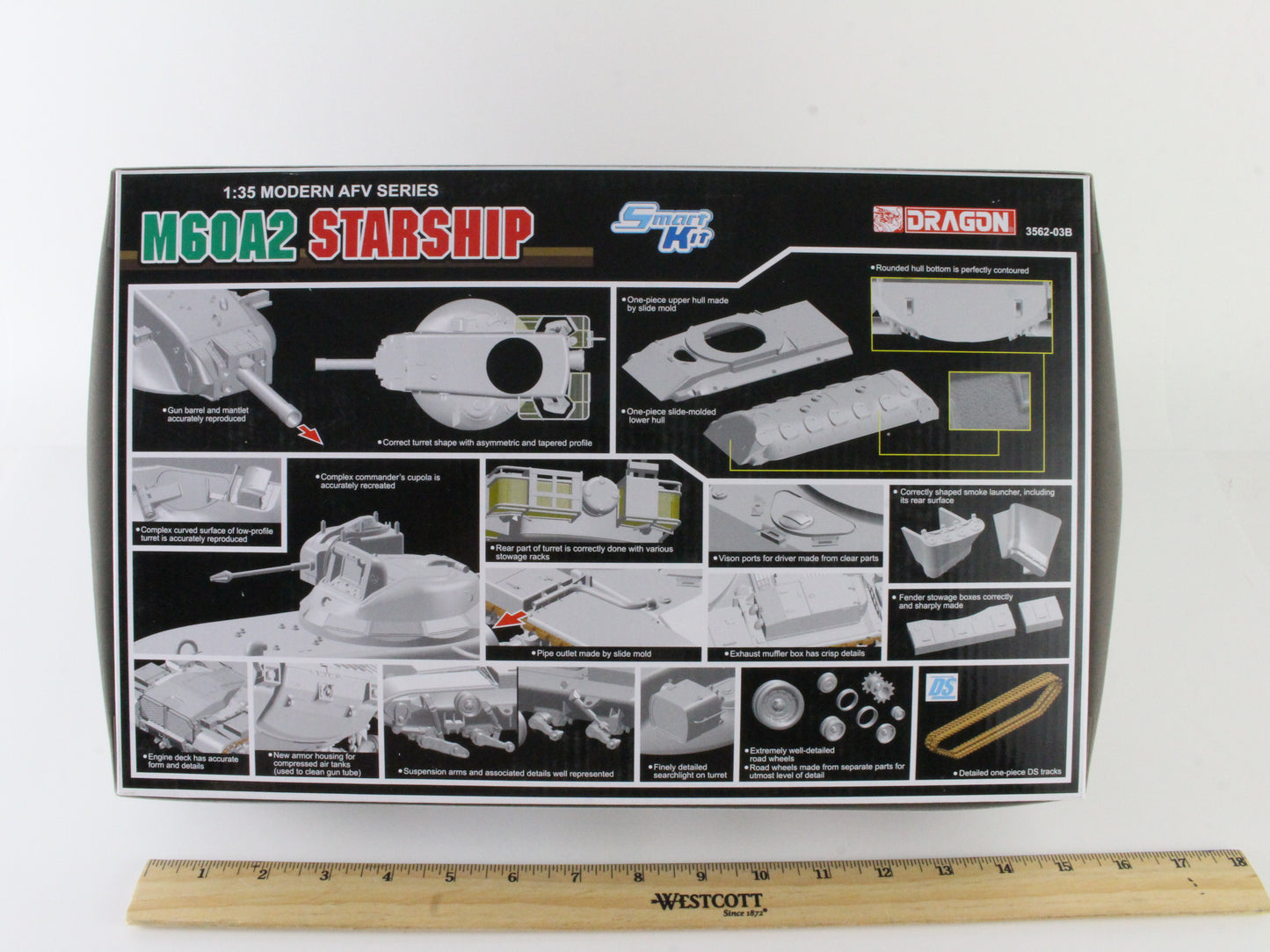 M60a2 Starship Modern AFV Series Smart Kit Dragon 1:35 Model Kit 3562