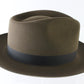 Stetson the Sovereign Mens Tawny Brown Felt Fedora W/ Feathers MULTIPLE SIZES