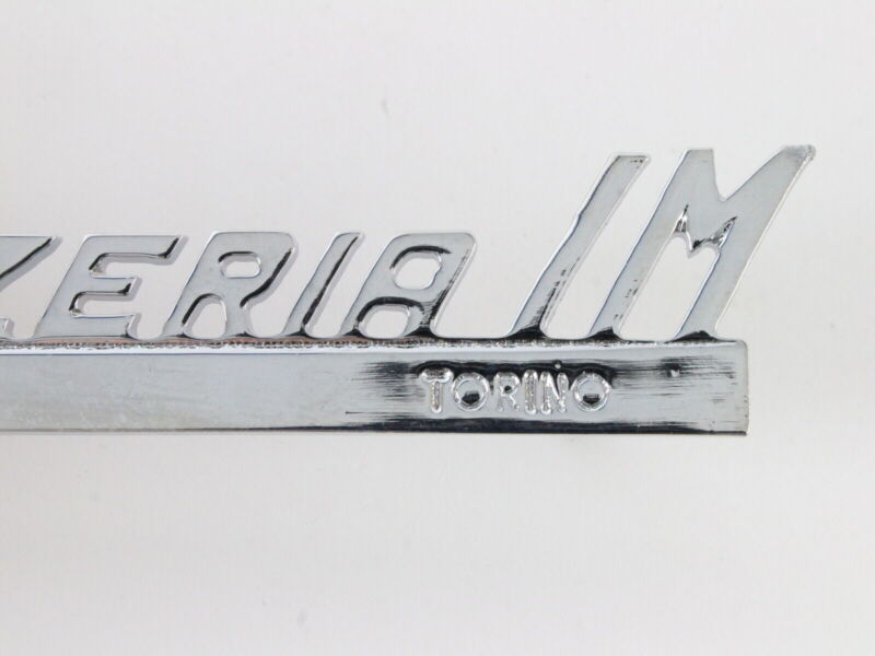 Carrozzeria Im Torino 4" Metal Emblem Badge Script Part for Auto