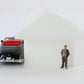 Very Small 1950s-1970s Garage or House Shed for HO 1:87 RESIN/HARD PLASTIC
