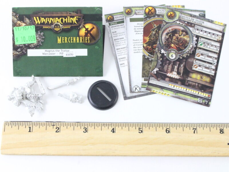 Warmachine Mercenaries Magnus The Traitor Warcaster PIP41070 Privateer Press