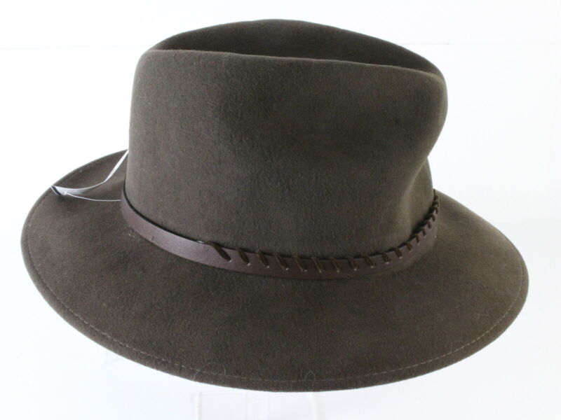 Bailey Towson Mens Serpant Brown? Wool Felt Outback Hat MULTIPLE SIZES