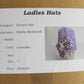 Shellie Mcdowell New York Ladies Lavendar Felt Boutique Hat W/ Flowers 7 56cm