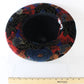 Adolfo II Ladies Elegant Black Wool Felt Hat W/ Floral Pattern 7 56cm