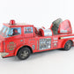 Yonezawa Tin Metal Litho Fire Truck, Missing Ladder