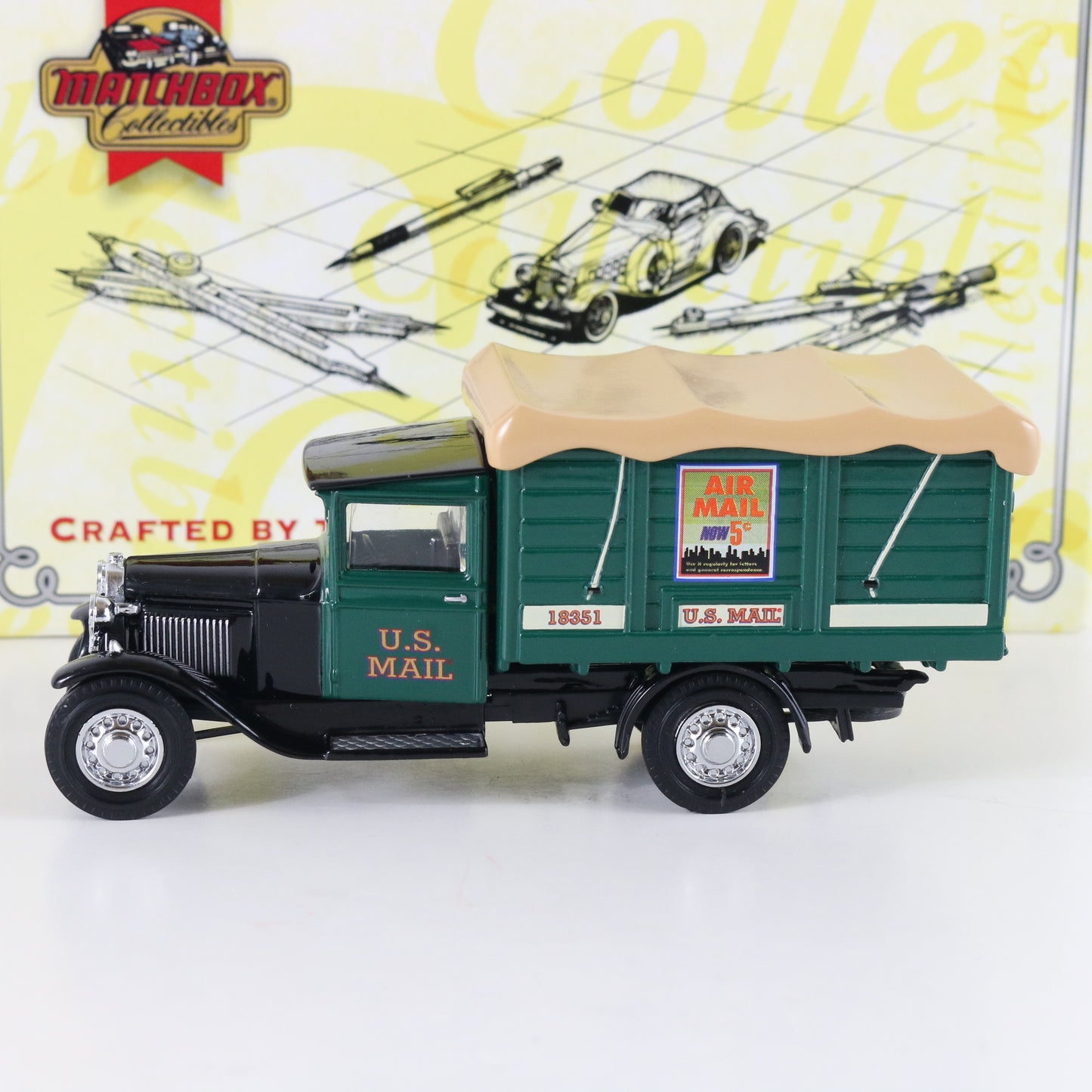 1932 Ford Model Aa Postal Truck Great Depression Milestones Matchbox 1:43