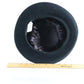 Bailey Tomlin London Ladies Black Felt Cloche Hat W/ Leaves 6 7/8 55cm
