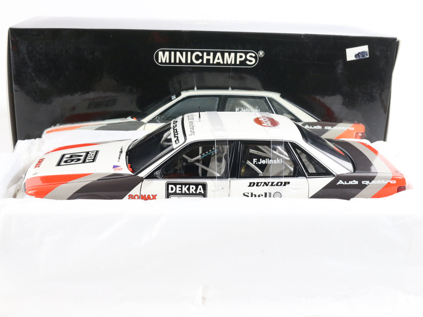 1990 Audi V8 Quatro DTM SMS Jelinski #46 Minichamps 1:18 Model Car 100 901046