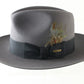 Stetson the Sovereign Mens Gray Felt Fedora W/ Stetson Pin MULTIPLE SIZES