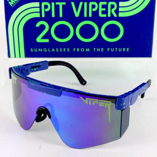 Pit Viper 2000 The Leonardo Sunglasses Ur4m4st3rp13c3 DARK LENS IN BOX
