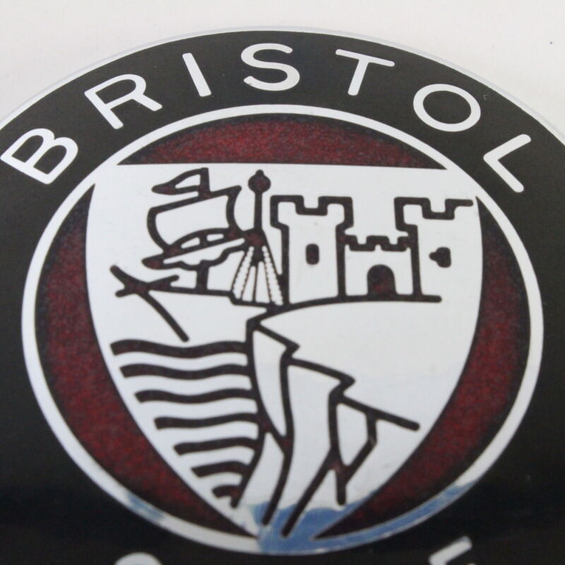 Bristol 2 Litre 2.5" Metal Emblem Badge J Fray Vintage