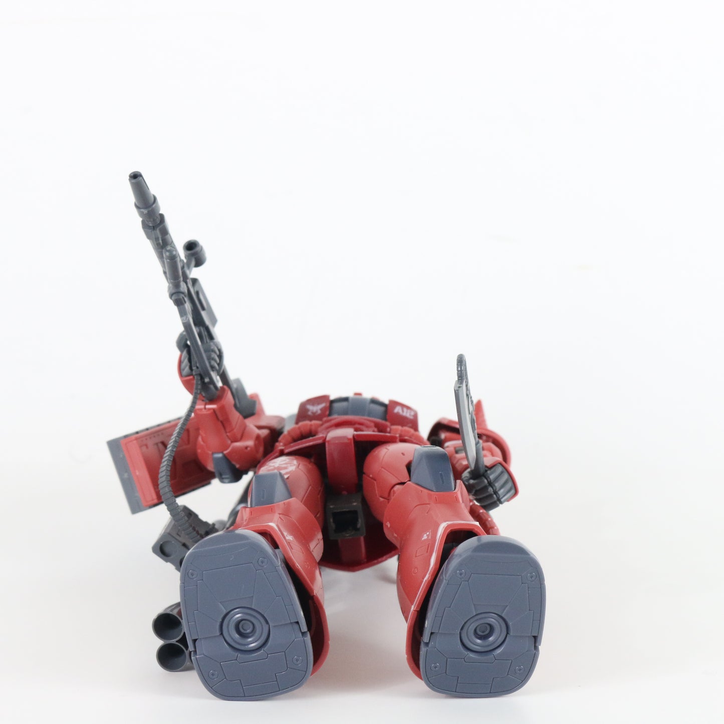 Chars Zaku II Red Comet The Origin Gundam Suit Bandai Hg 1:144 Model BUILT