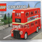 Lego Creator Double Decker Westminister Bus Built 40220 + Box Instructions