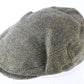 John Hanley & Co Ltd Mens Olive PURE Wool NEWSBOY Ivy Cap MULTIPLE SIZES