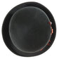 Bailey Tomlin London Ladies Black Felt Cloche Hat W/ Leaves 6 7/8 55cm