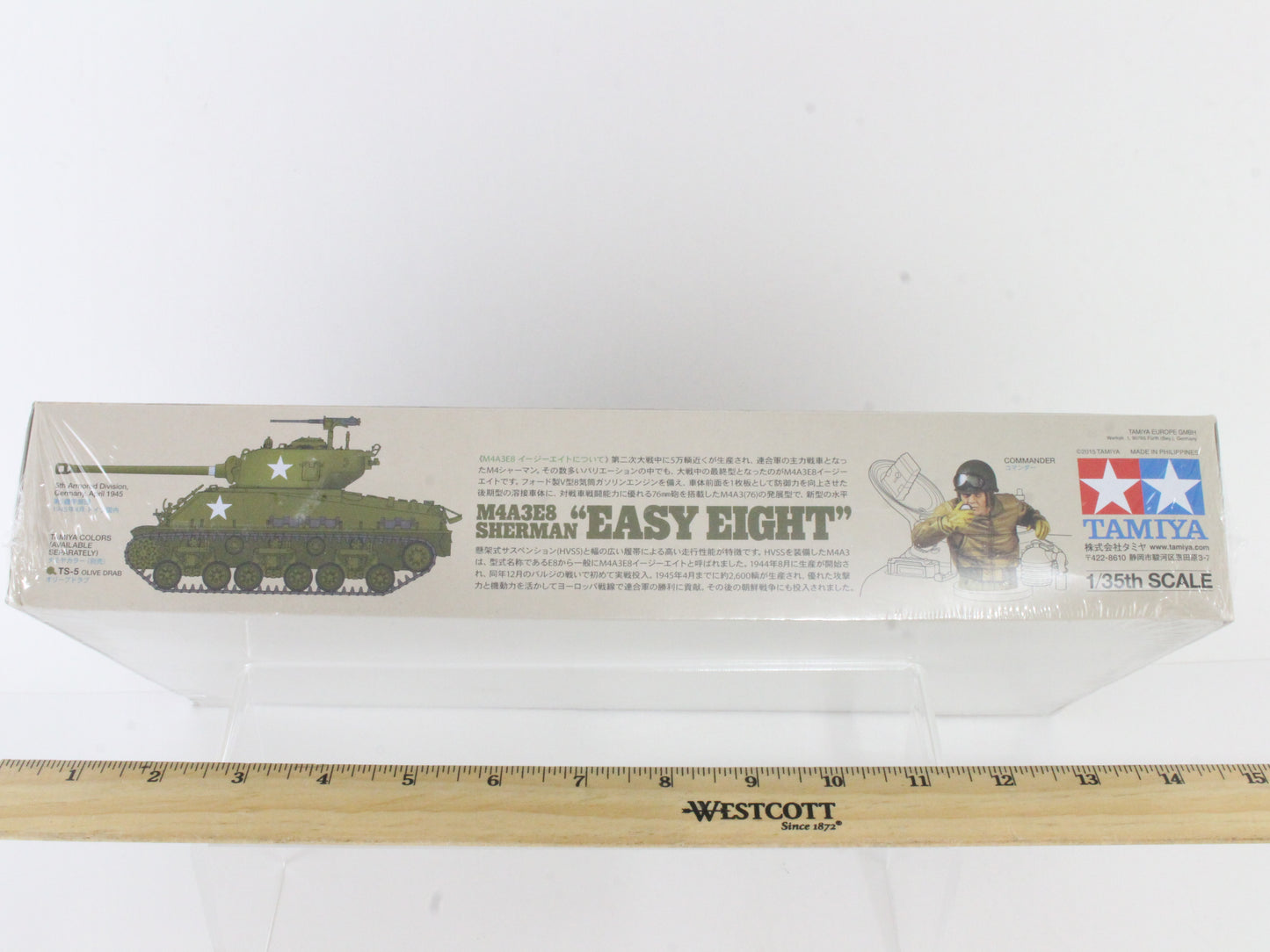 M4a3e8 Sherman Easy Eight US Medium Tank European Theatre 1:35 Tamiya Kit 35346