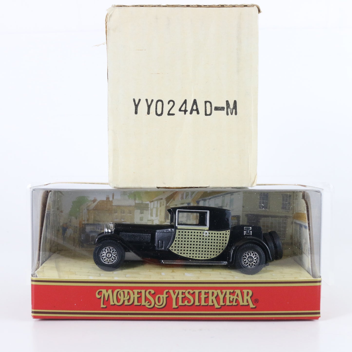 Bugatti T44 Black Models Of Yesteryear Matchbox 1:43 Model Car Yy024a/d