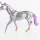 Custom Painted Walking Thoroughbred Unicorn Breyer #5735 Stablemates