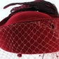 Adolfo Ii Ladies Boutique Red Wool Felt Pillbox Hat W/ Feathers 6 3/4 54cm
