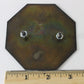 Vintage MGC Register 3.5" Metal Emblem Badge Octagon Shape