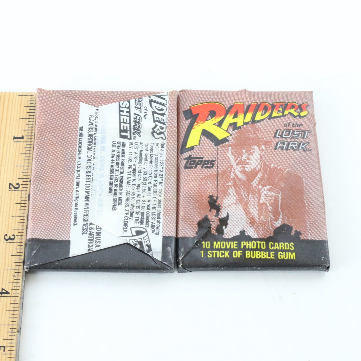 Set Of 41 Indiana Jones Raiders Of The Lost Ark Photo Card Packs Topps 1981