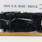 1931 US Mail Truck 11427 Black & Green Danbury Mint 1:24 Model Car
