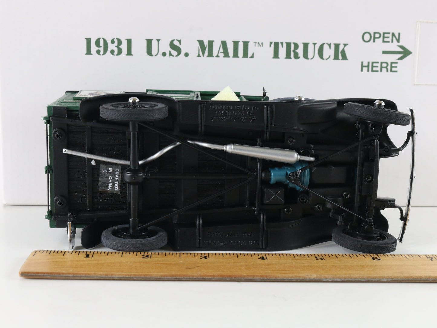 1931 US Mail Truck 11427 Black & Green Danbury Mint 1:24 Model Car