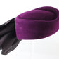 Sonni Of California Ladies Boutique Purple Felt Hat W/ Flower 7 1/8 57cm