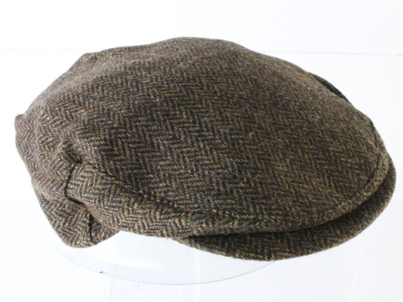 John Hanley & Co Ltd Mens Brown Wool Ivy Cap MULTIPLE SIZES