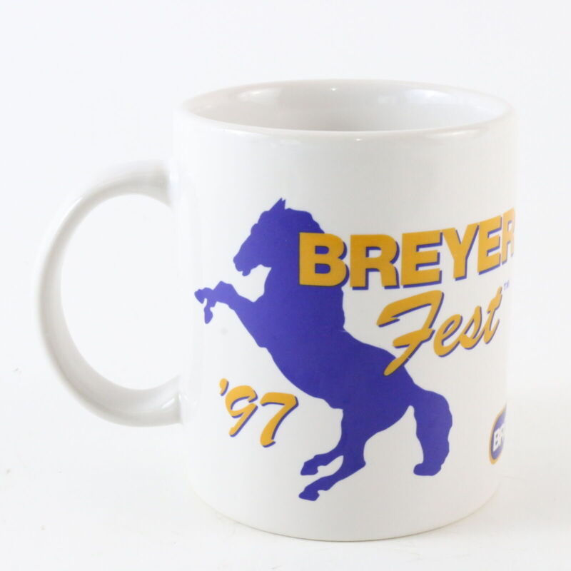 Breyer Breyerfest '97 Sr Bold Palomino Police Horse Coffee Mug