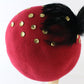 Sonni of California Ladies Fancy Red Felt Hat W/ Black Feathers 7 1/8 57cm