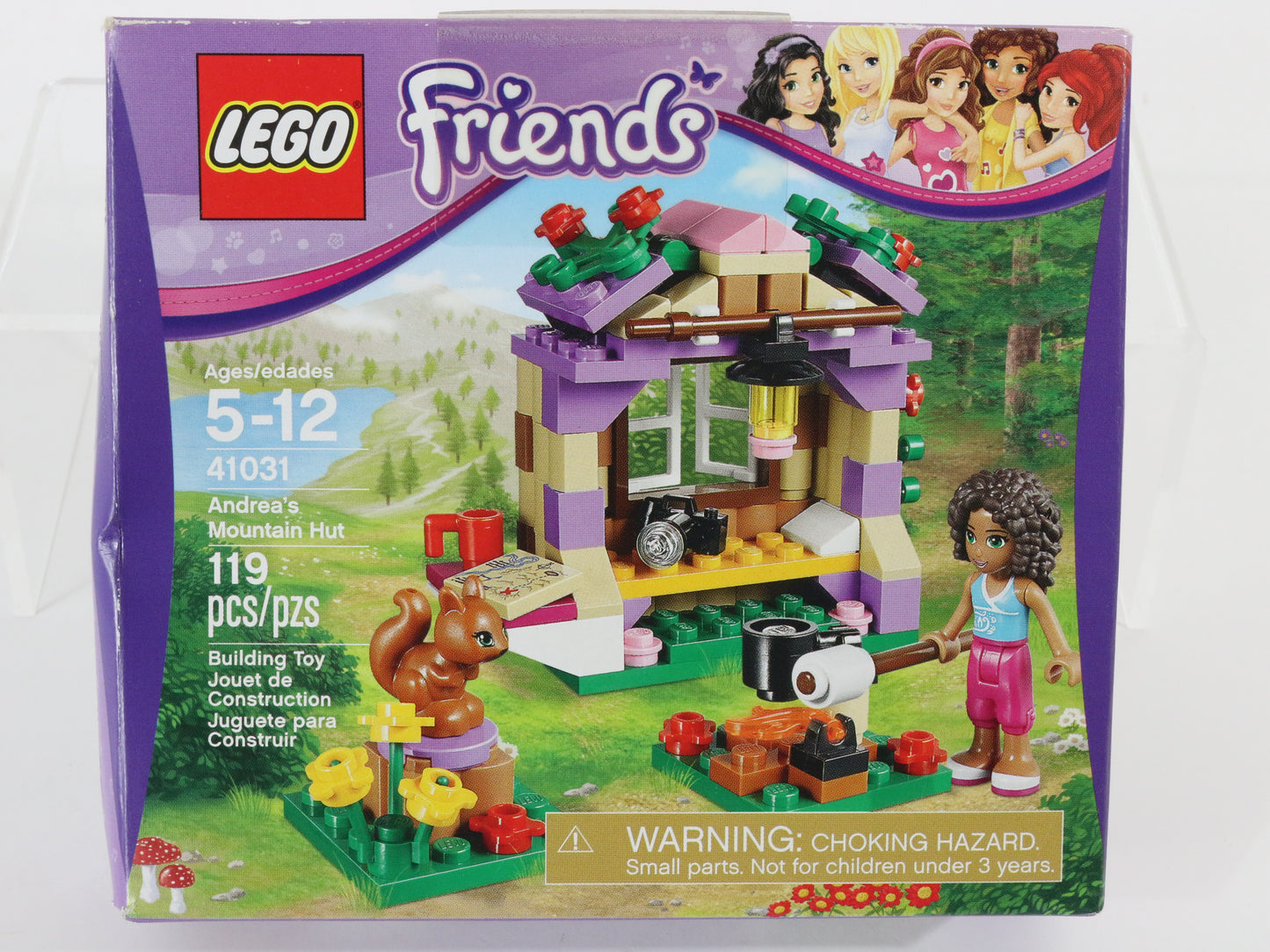 Lego Friends Andreas Mountain Hut Mostly Built Set 41031 W/ Box & Instructions