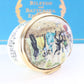 Bilston & Battersea Enamel Box Halcyon Days Christmas Polka Party 1976