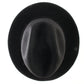 Biltmore Eleganza Raleigh Mens Classic Black Felt Fedora w/ Band 6 5/8 53cm