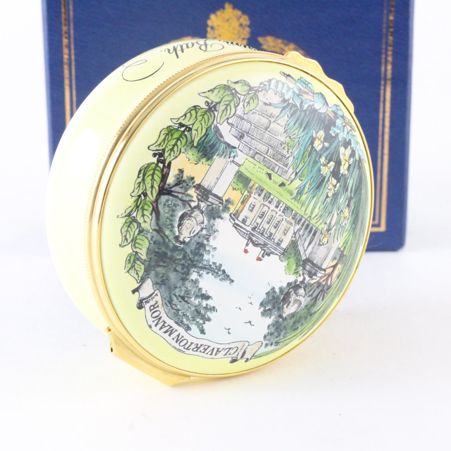 Halcyon Days Enamel Box Claverton Manor American Museum Bath 20th Anniversary