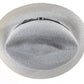 Biltmore Mens Classic Pumice Gray Straw Milan Fedora W/ Pin 6 5/8 53cm