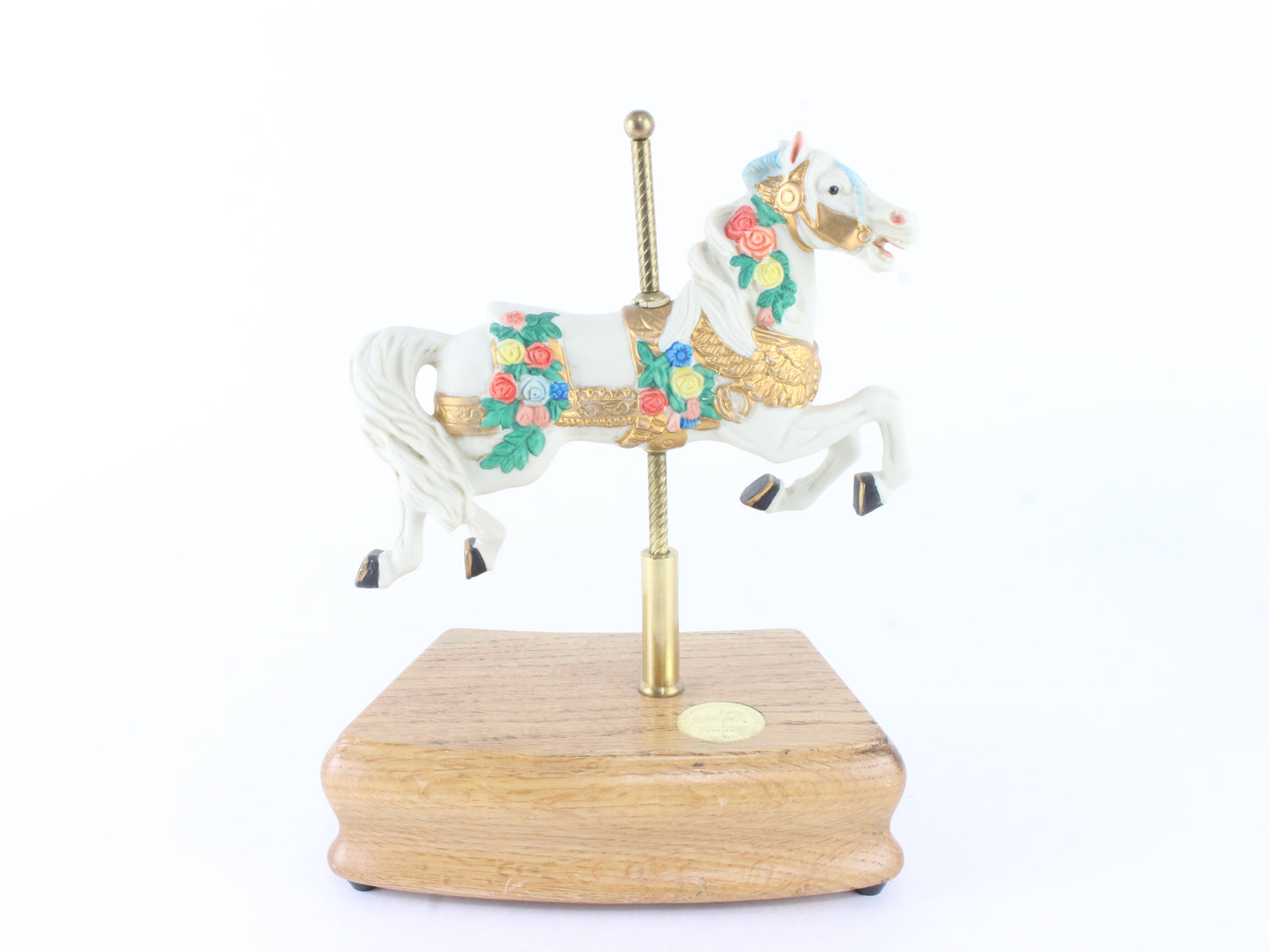 The American Carousel By Tobin Fraley Porcelain Music Box LE 6994 Of 17500