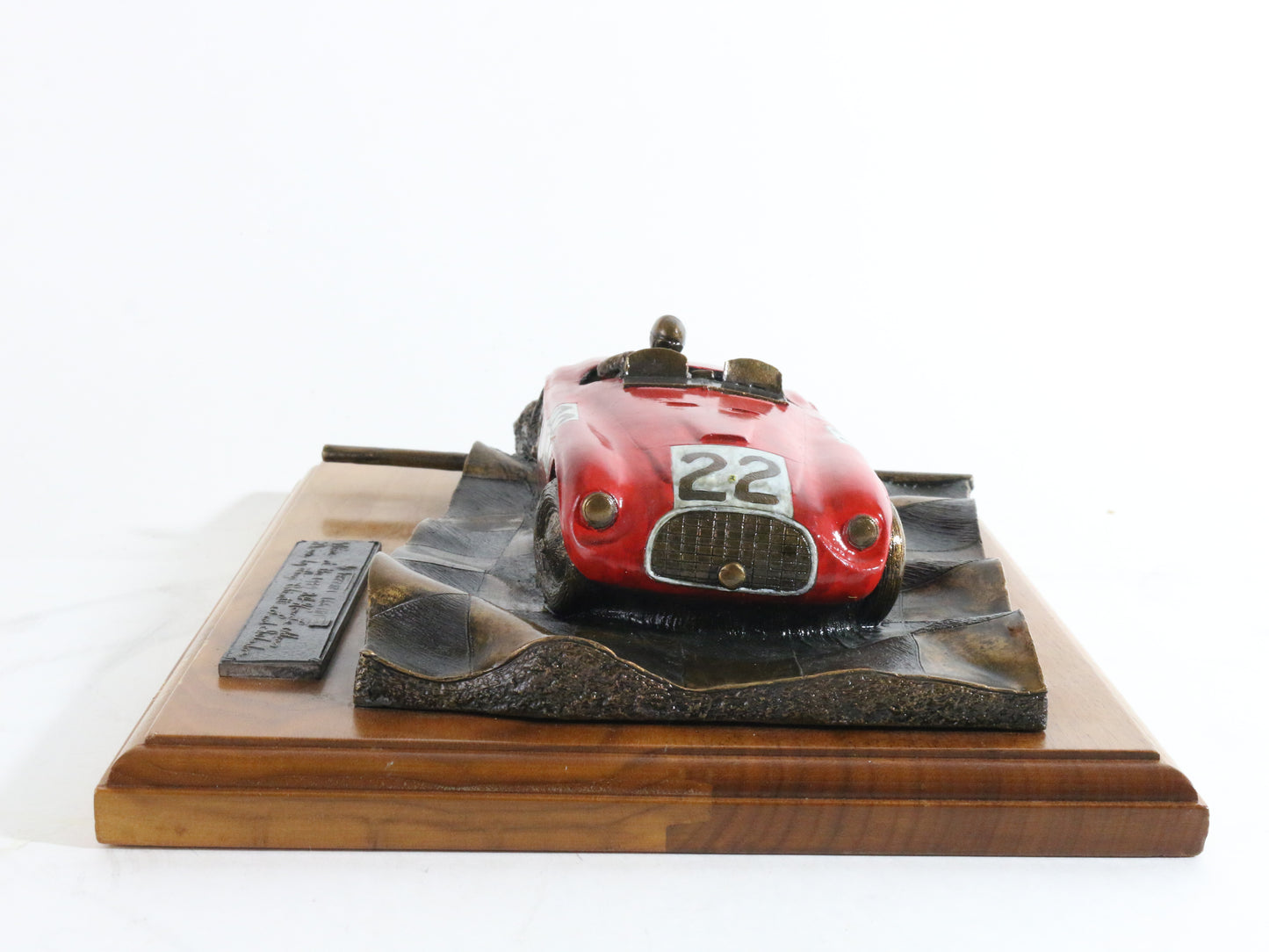 1949 Ferrari 166 MM Winner 24hr Le Mans #22 Luigi Chinetti Bronze Model